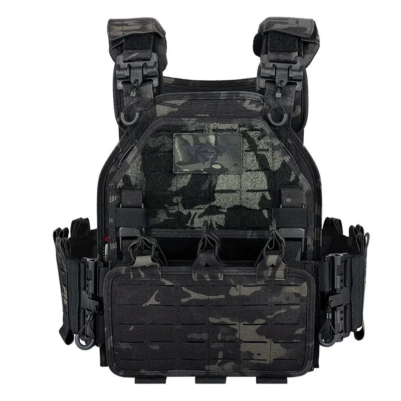 YAKEDA ATFG MOX CAMO Light Weight Quick Release Combat Plate Carrier 1000D Nylon Molle Chaleco Tactico Tactical Vest Hunting