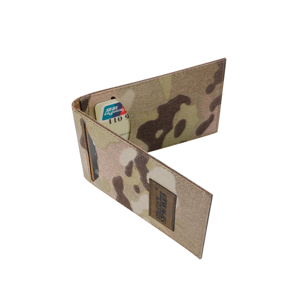 EXCELLENT ELITE SPANKER 1Pcs Credit Card Holder Short Wallet Cards Holder ID Card Protective Cover Foldable for Men and Women