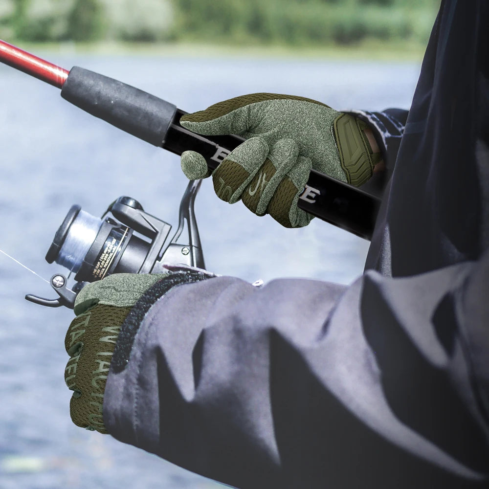 Tactical Full Finger Gloves Touch Screen Breathable Paintball Airsoft Shooting Hiking Combat Sport Hunting Bicycle Work Gear Men