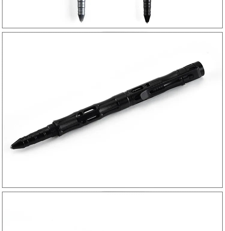 New Tactical Pen With Emergency Flash light, Glass Breaker Self Defense Supplies