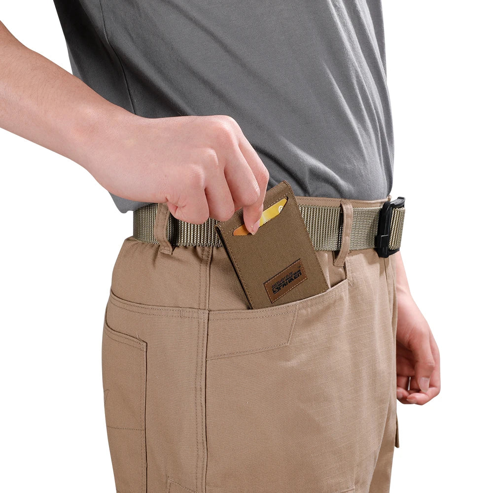 EXCELLENT ELITE SPANKER 1Pcs Credit Card Holder Short Wallet Cards Holder ID Card Protective Cover Foldable for Men and Women