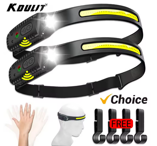 TitanBeam™ XPE+COB Sensor Headlamp