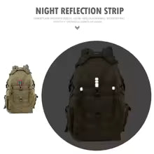 40L Camping Backpack Men's Bag Travel Bags Tactical Molle