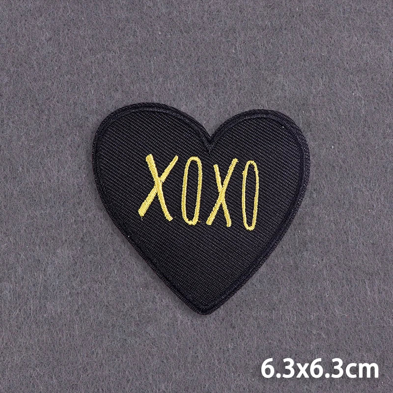 Indicative Slogan Patch Iron/Sew On Patches For Clothing Thermoadhesive Patches Embroidery/Fusible Patch Stay Weird Applique DIY