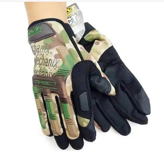 Motorcycle Army Fan Gloves Outdoor Tactical Gloves Cycling Gloves Sport Military Training Non-slip Fitness Gloves Sports