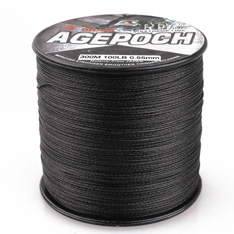 DORISEA agepoch 4 Strands 300M Braided Fishing Line Multifilament PE Fishing Wire