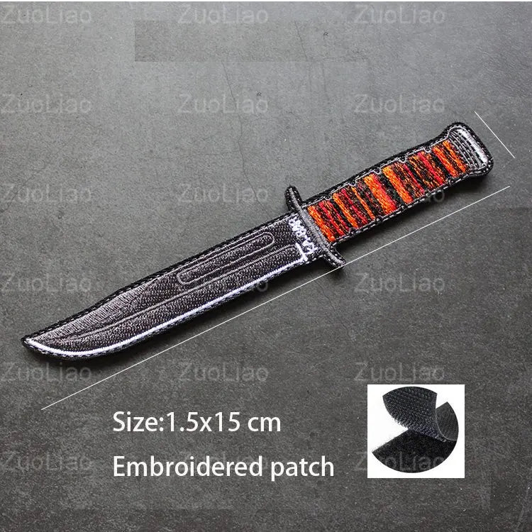 3D Embroidery Creative Gold Coins and Stereo Eagles Armband No Signal Woven With Hook Loop For Backpack Clothing Custom Patch