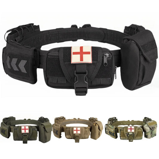 YAKEDA Factory Inner Nylon Patrol Tactical Waist Utility Duty Belt with Quick Detach Metal Buckle