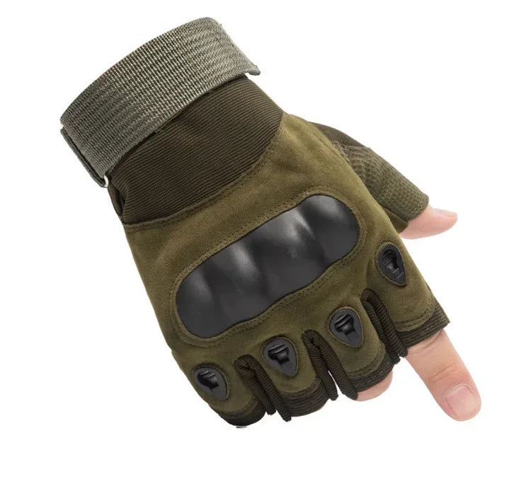 Fitness Anti Slip Cycling Gloves, Wear-resistant Outdoor Tactical Sports Climbing Half Finger Gloves