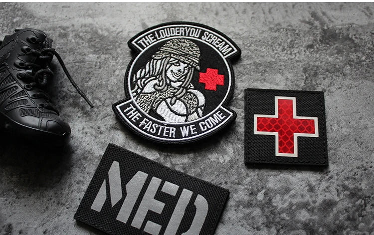3D Embroidery Creative Gold Coins and Stereo Eagles Armband No Signal Woven With Hook Loop For Backpack Clothing Custom Patch