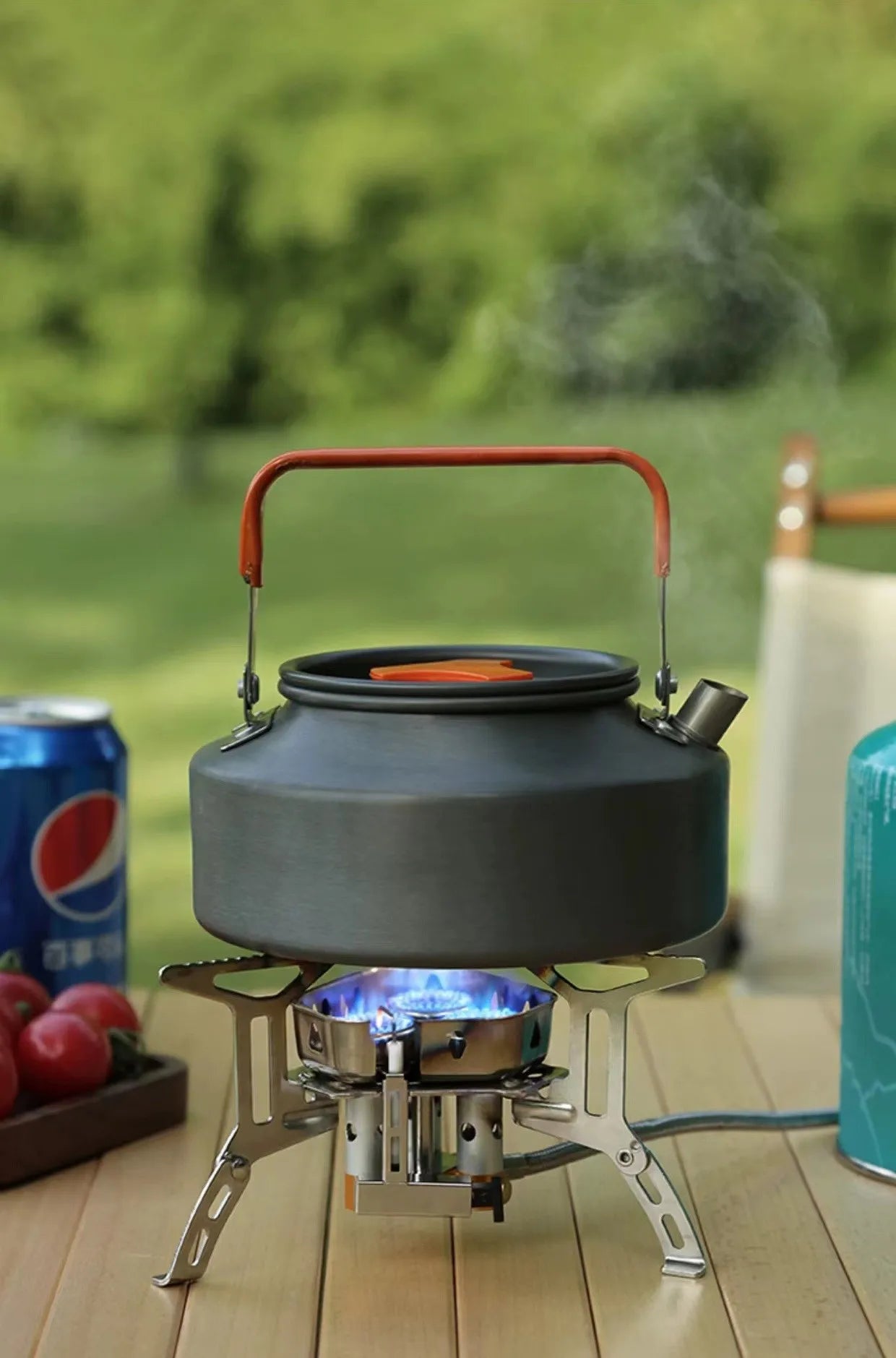 Camping Tourist Burner Big Power Gas Stove Cookware Portable Furnace Picnic Barbecue Tourism Supplies Outdoor recreation