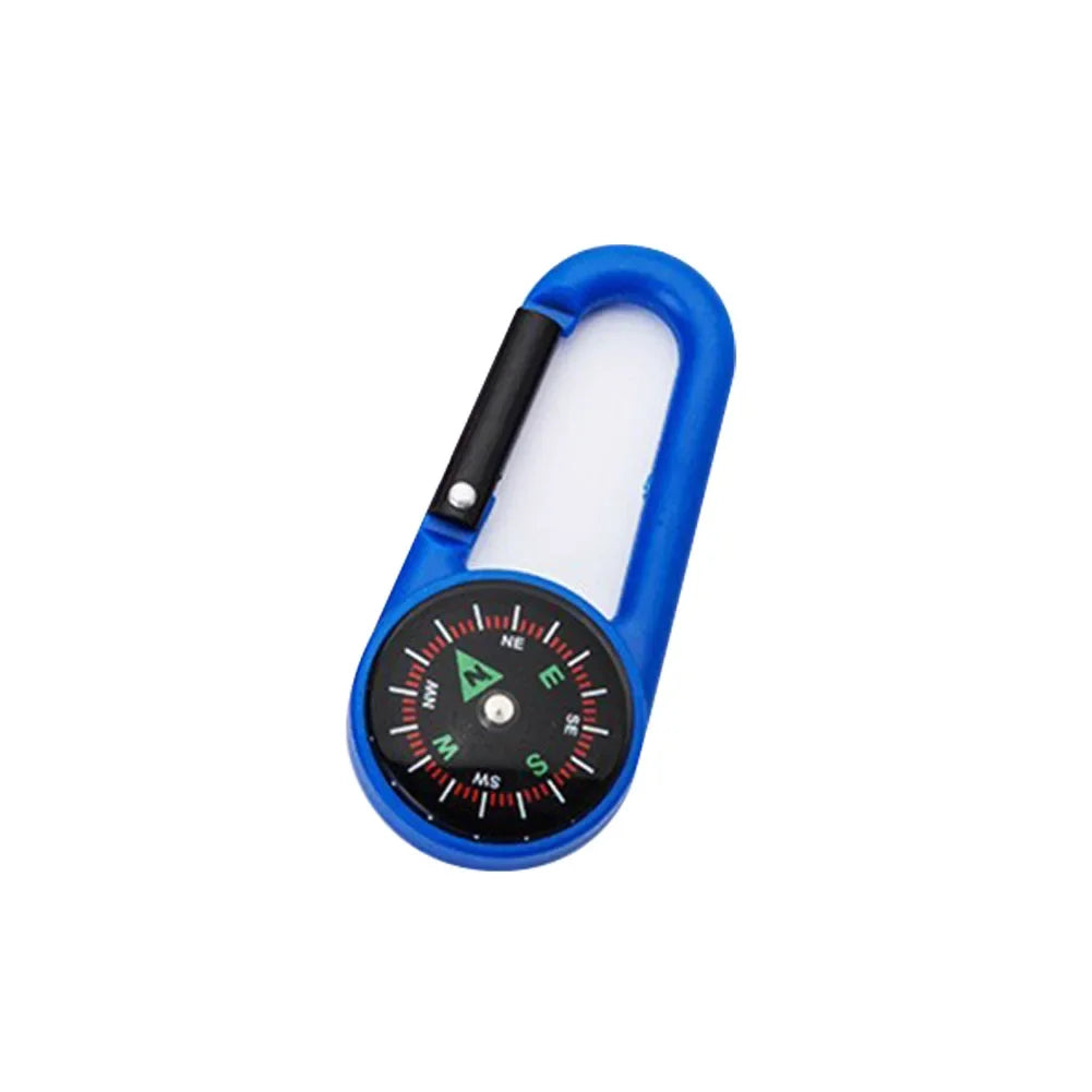 Mini Lightweight Compass, Portable Carabiner Keychain Compasses, Outdoor Camping Tool, Mountaineering Tourism Survival Equipment