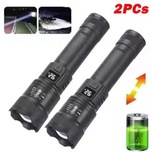 High Strong Power Led Flashlights 300000LM Tactical