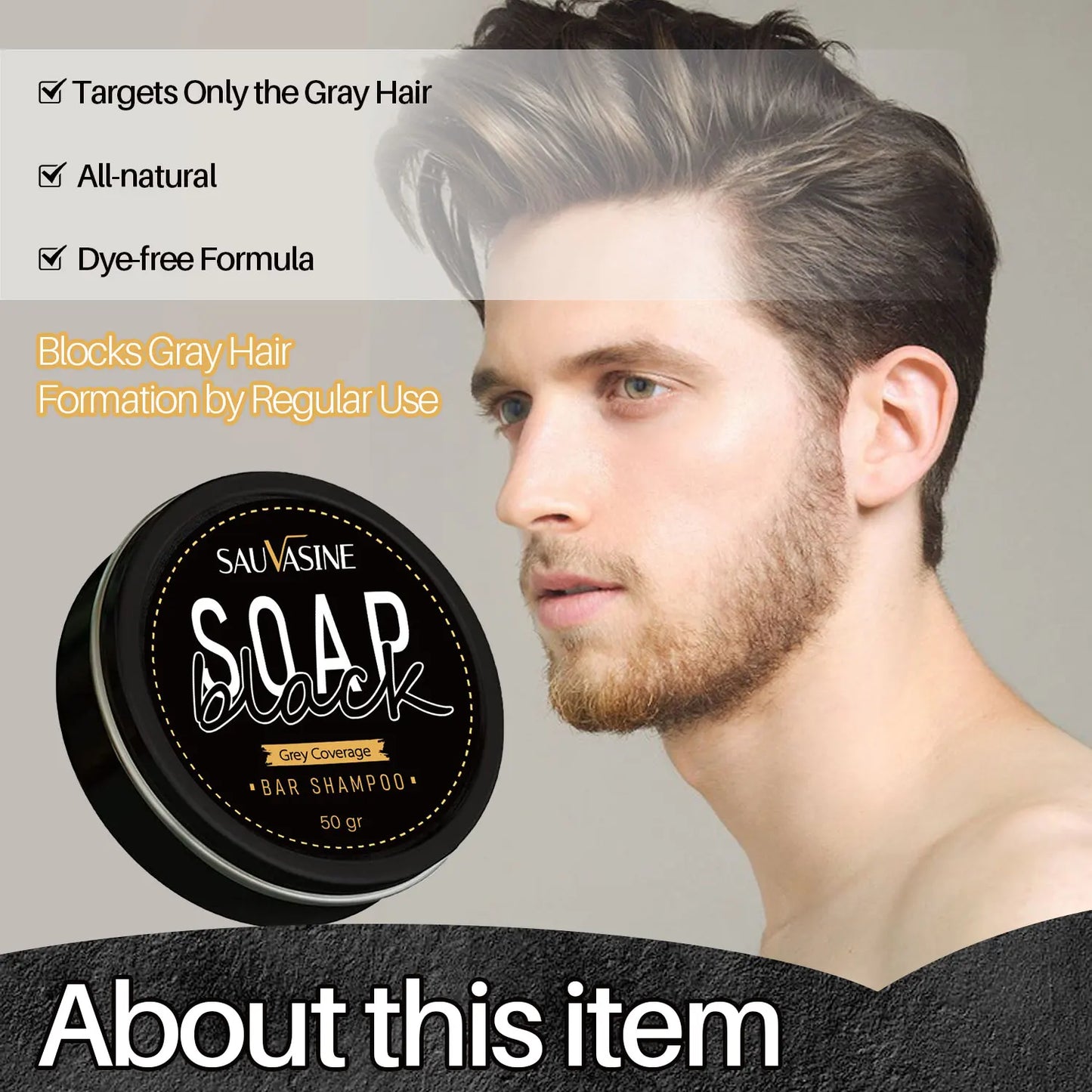 Hair Shampoo Soap Polygonum Multiflorum Shampoo Soap Cover Gray Hair Darken To Dye Canas Black Bar Soap White Hair To Black