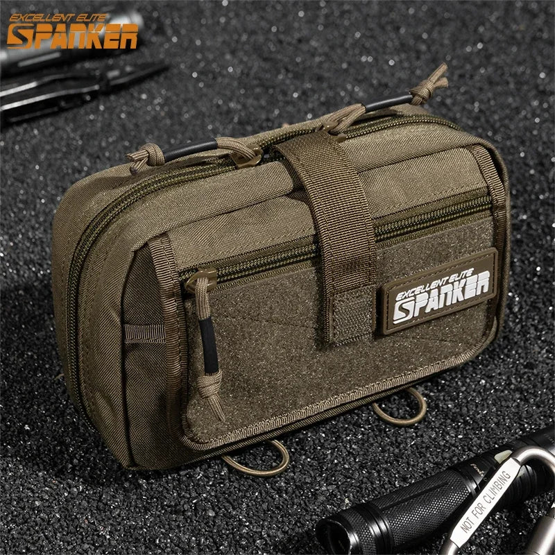 EDC Tactical Bag Waist Pack Hunting Vest Emergency Tools Pack Outdoor Tool Accessories Kit Camping Survival Pouch