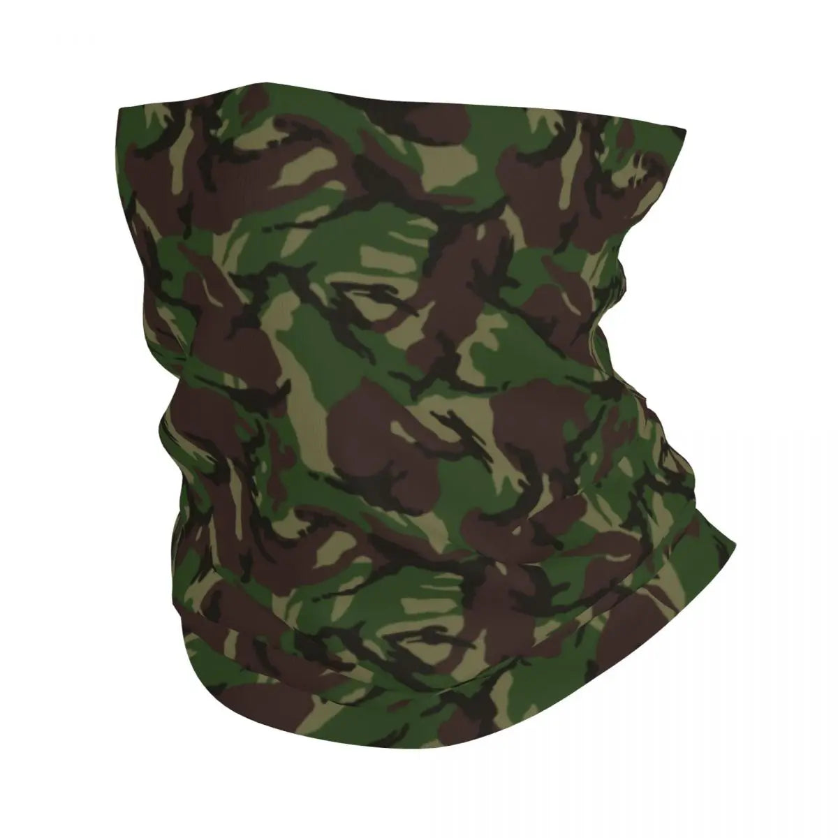 Custom Flecktarn Camo Bandana Neck Gaiter Windproof Face Scarf Cover Men Women Woodland Camouflage Headwear Tube Balaclava