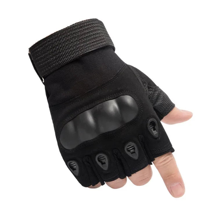 Fitness Anti Slip Cycling Gloves, Wear-resistant Outdoor Tactical Sports Climbing Half Finger Gloves