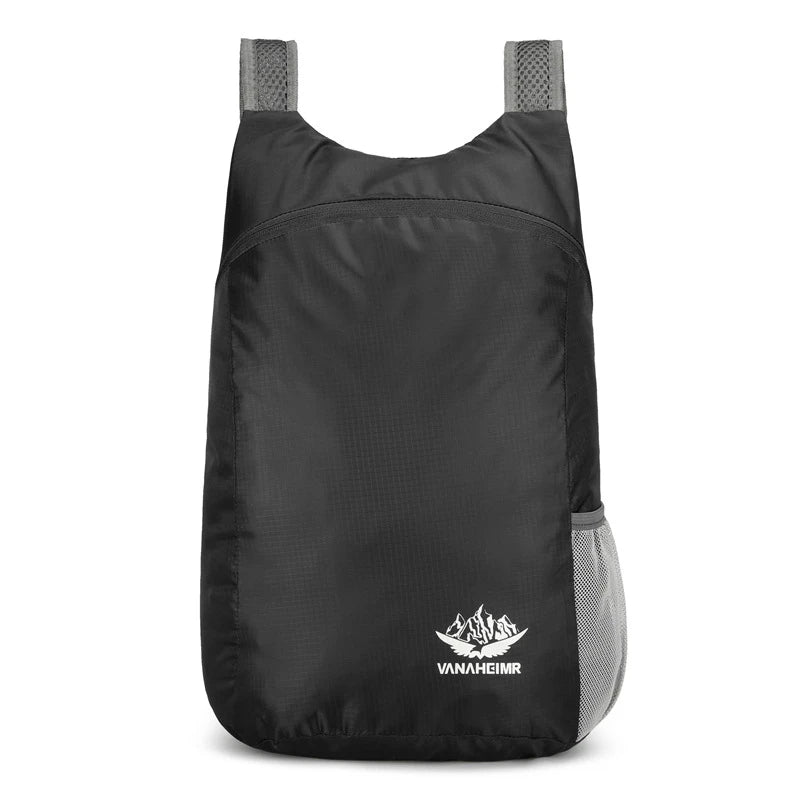 New Foldable Fitness Bag Lightweight Outdoor Cover Waterproof Wide Shoulder Strap Nylon Fabric Multi Color Backpack