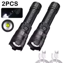 High Strong Power Led Flashlights 300000LM Tactical