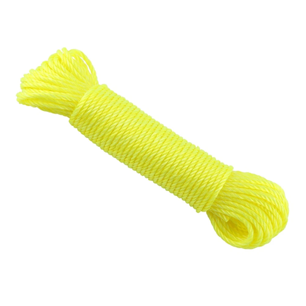20m Nylon Rope Lines Cord Clothesline Garden Camping Outdoors Garden Long Drying Clothes Hangers Washing Lines Cord Clothesline