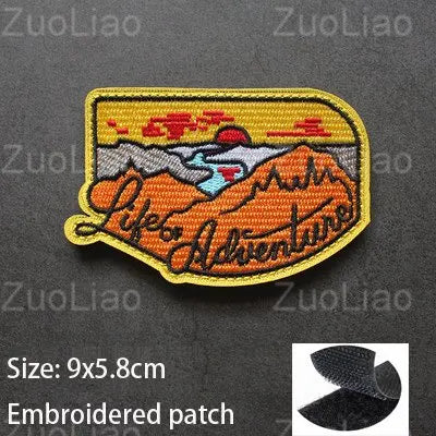 3D Embroidery Creative Gold Coins and Stereo Eagles Armband No Signal Woven With Hook Loop For Backpack Clothing Custom Patch
