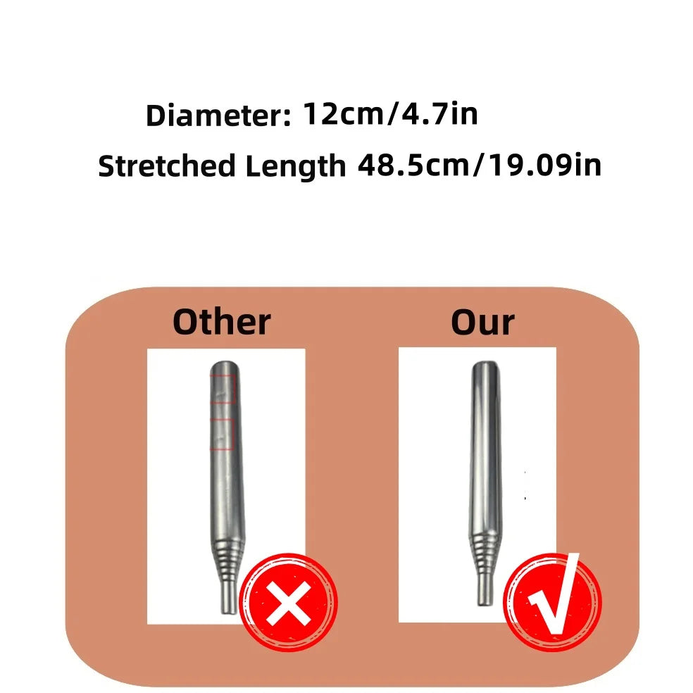 PSKOOK Blow Fire Tube Portable Pocket Bellow, Outdoor Survival Tool, Fire Blowing Pipe for Cooking Picnic BBQ