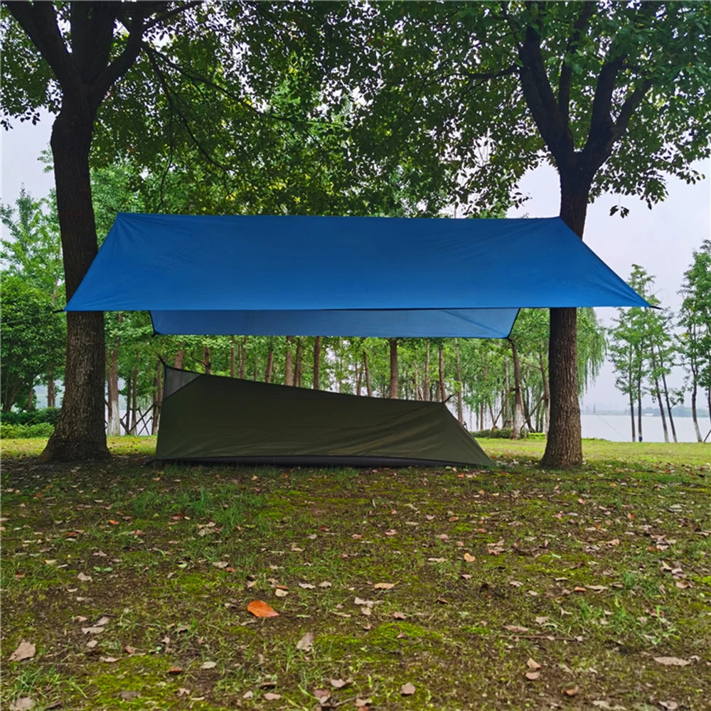 Backpacking Tent Outdoor Camping Sleeping Bag Tent Lightweight Single Person Tent with Mosquito Net