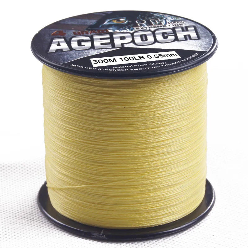 DORISEA agepoch 4 Strands 300M Braided Fishing Line Multifilament PE Fishing Wire