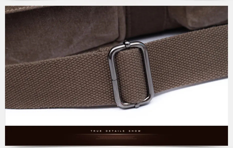 Men Canvas Shoulder Bags Casual Tote Travel Men's Crossbody Bag Luxury Messenger Bags Fashion High Quality Handbag men's sh