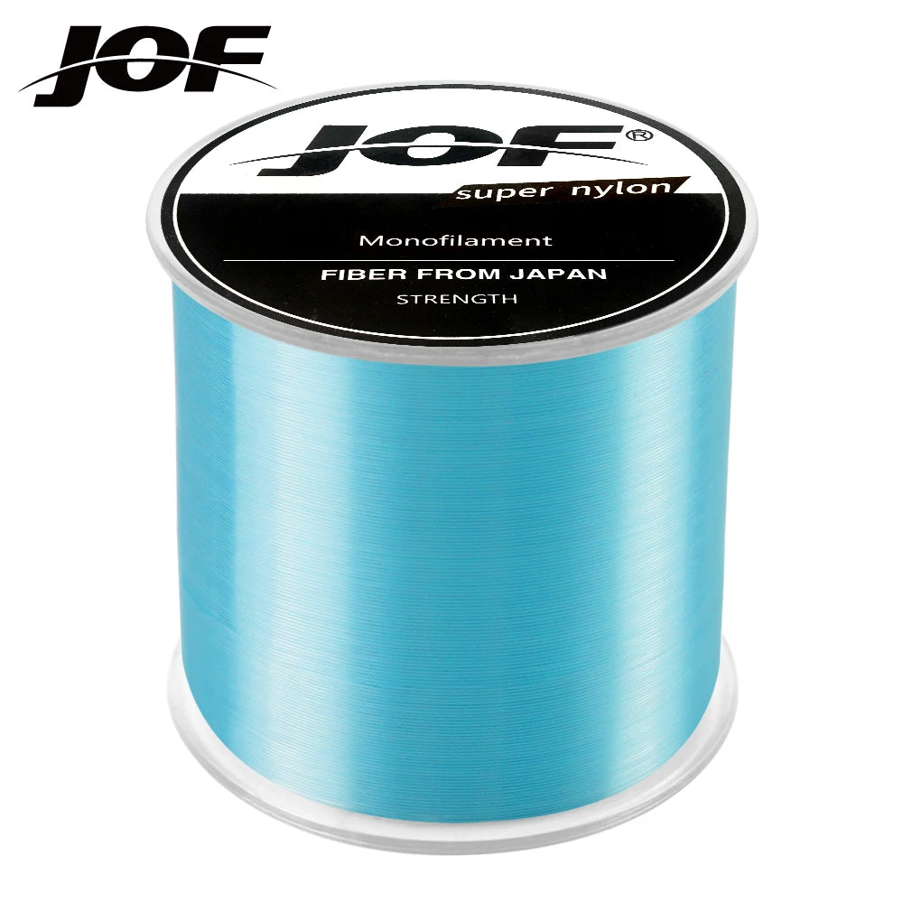 2024 Band New 500m Nylon Fishing Line Super Strong 4.4LB - 28.6LB 6 Colors Japan Monofilament Main Line Fishing Line Accessories