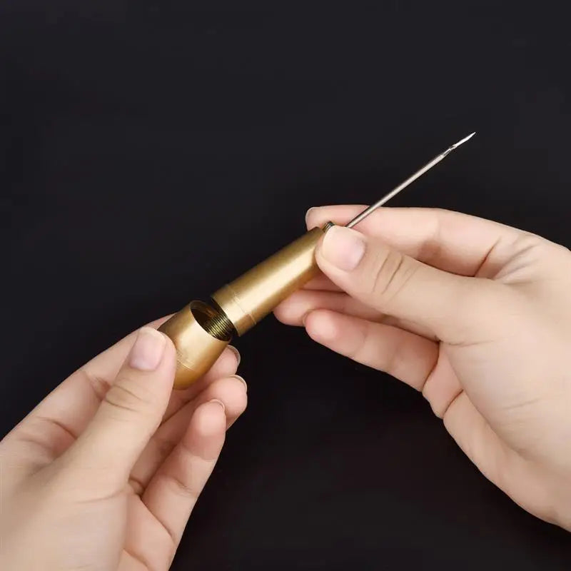 Leather Sewing Awl Set Replaceable Multifunctional Shoes Repair Tool Kit Punch Stitching Needles DIY Sewing Leathercraft