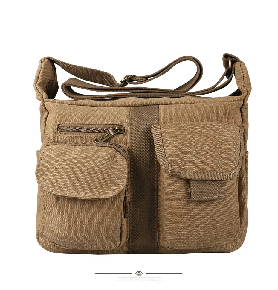Men Canvas Shoulder Bags Casual Tote Travel Men's Crossbody Bag Luxury Messenger Bags Fashion High Quality Handbag men's sh