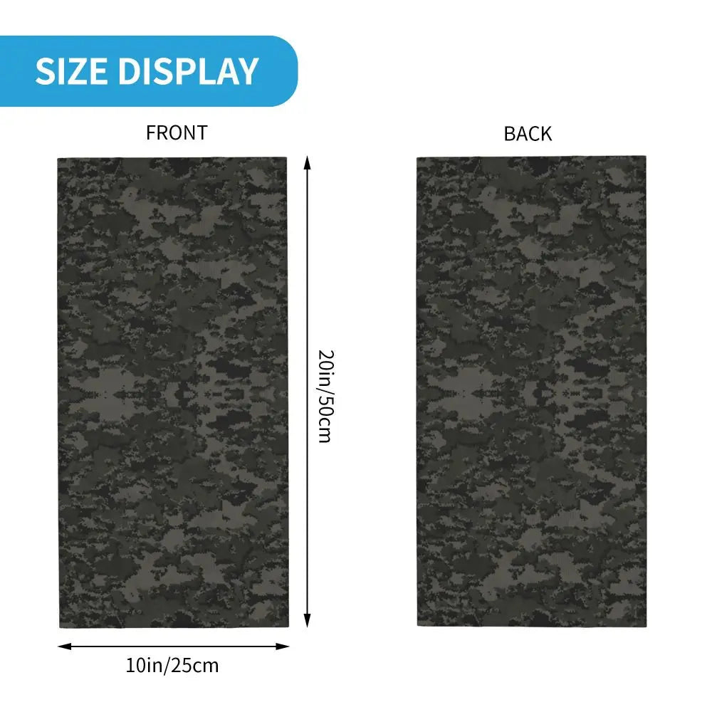 Custom Flecktarn Camo Bandana Neck Gaiter Windproof Face Scarf Cover Men Women Woodland Camouflage Headwear Tube Balaclava
