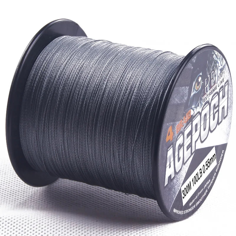 DORISEA agepoch 4 Strands 300M Braided Fishing Line Multifilament PE Fishing Wire