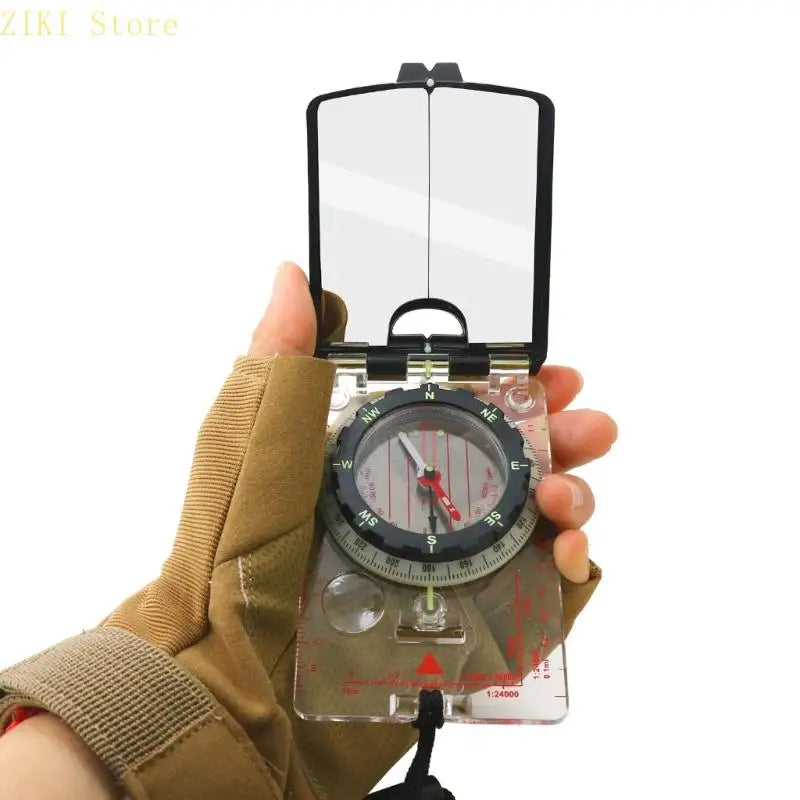 High Accuracy Compasses With Mirror Navigations Tool For Hiking Camping Variable Declination Practical Navigations Tool