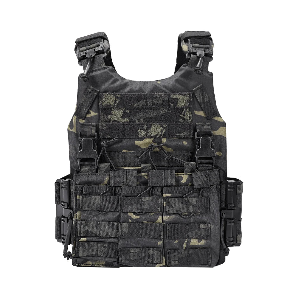 New Tatctical Hunting Vest Combat Carrier Molle Magazine Pouch Quick Release Comfort Lightweight Utility Cummerbund Paintball