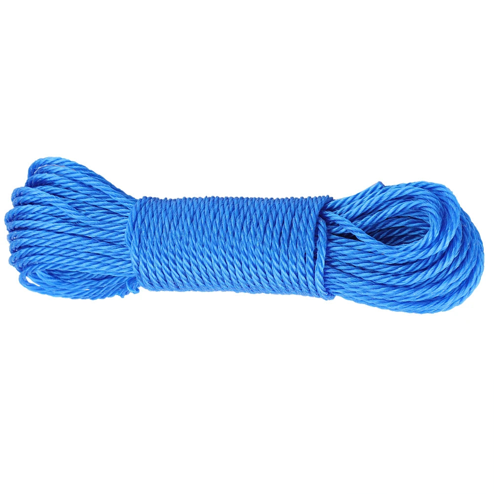 20m Nylon Rope Lines Cord Clothesline Garden Camping Outdoors Garden Long Drying Clothes Hangers Washing Lines Cord Clothesline