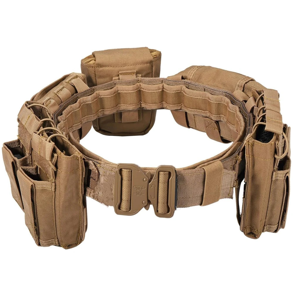YAKEDA Factory Inner Nylon Patrol Tactical Waist Utility Duty Belt with Quick Detach Metal Buckle
