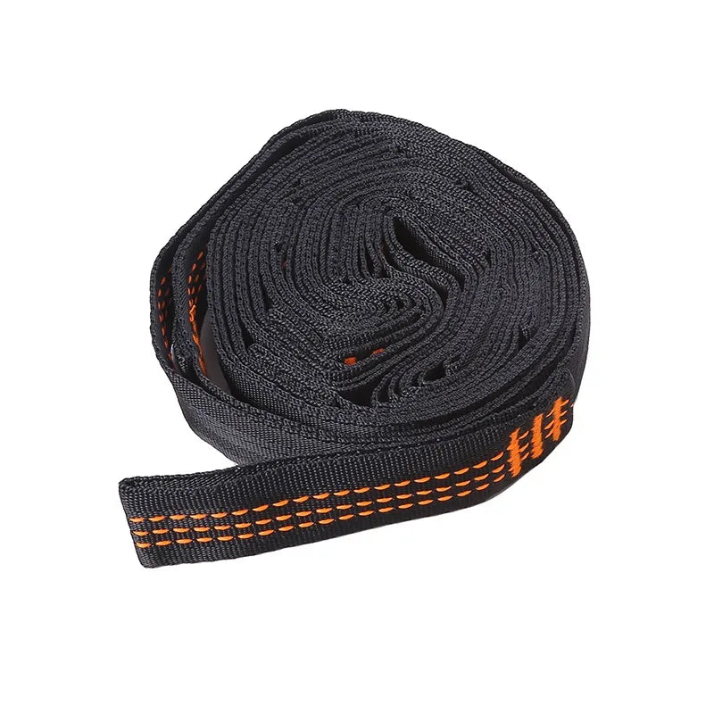 2Pcs High Bearing Capacity Hammock Straps 600lbs Breaking Strength Polyester Hammock Belt Rope 5 Ring Correias De Poliéster