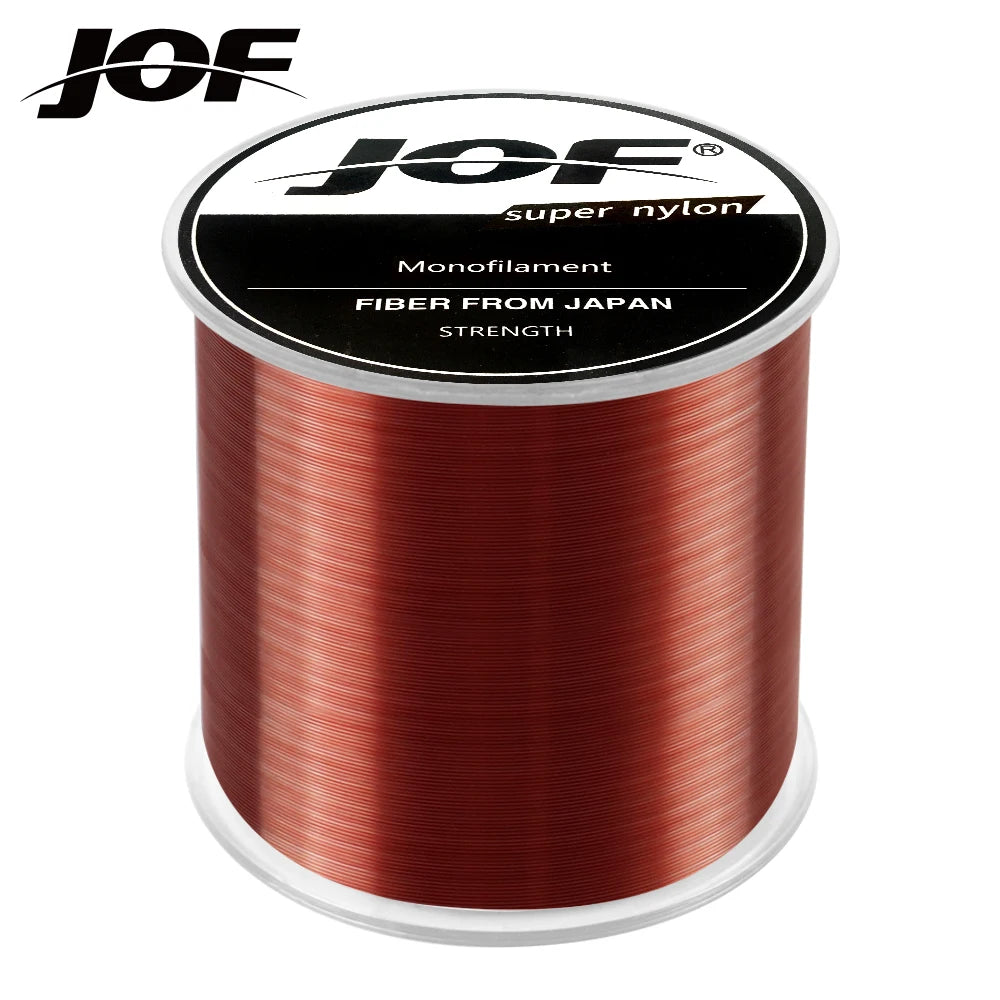 2024 Band New 500m Nylon Fishing Line Super Strong 4.4LB - 28.6LB 6 Colors Japan Monofilament Main Line Fishing Line Accessories