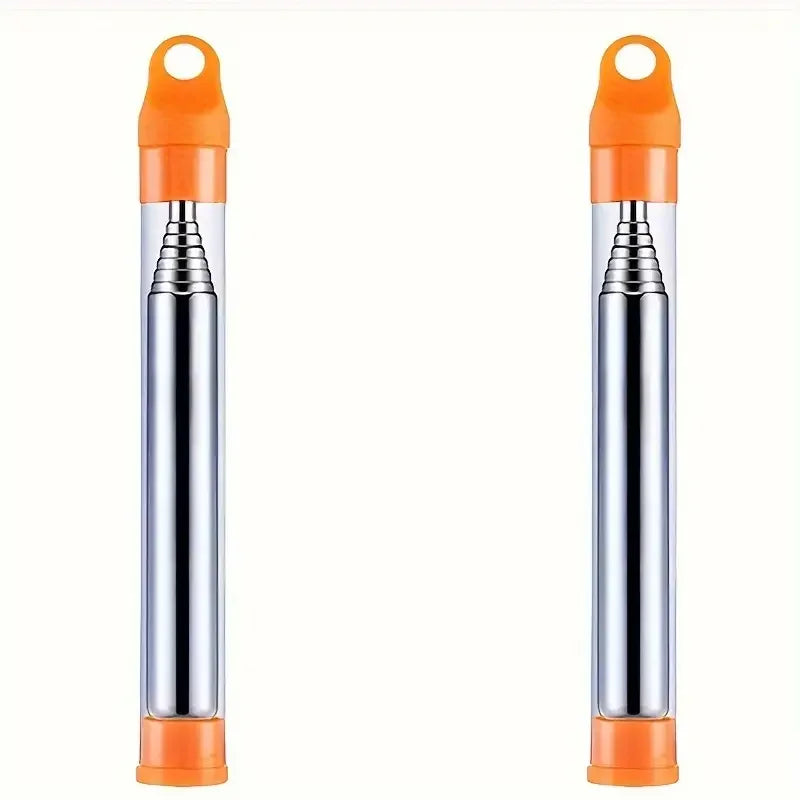 PSKOOK Blow Fire Tube Portable Pocket Bellow, Outdoor Survival Tool, Fire Blowing Pipe for Cooking Picnic BBQ