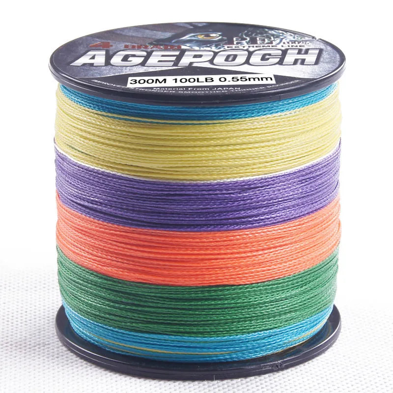 DORISEA agepoch 4 Strands 300M Braided Fishing Line Multifilament PE Fishing Wire