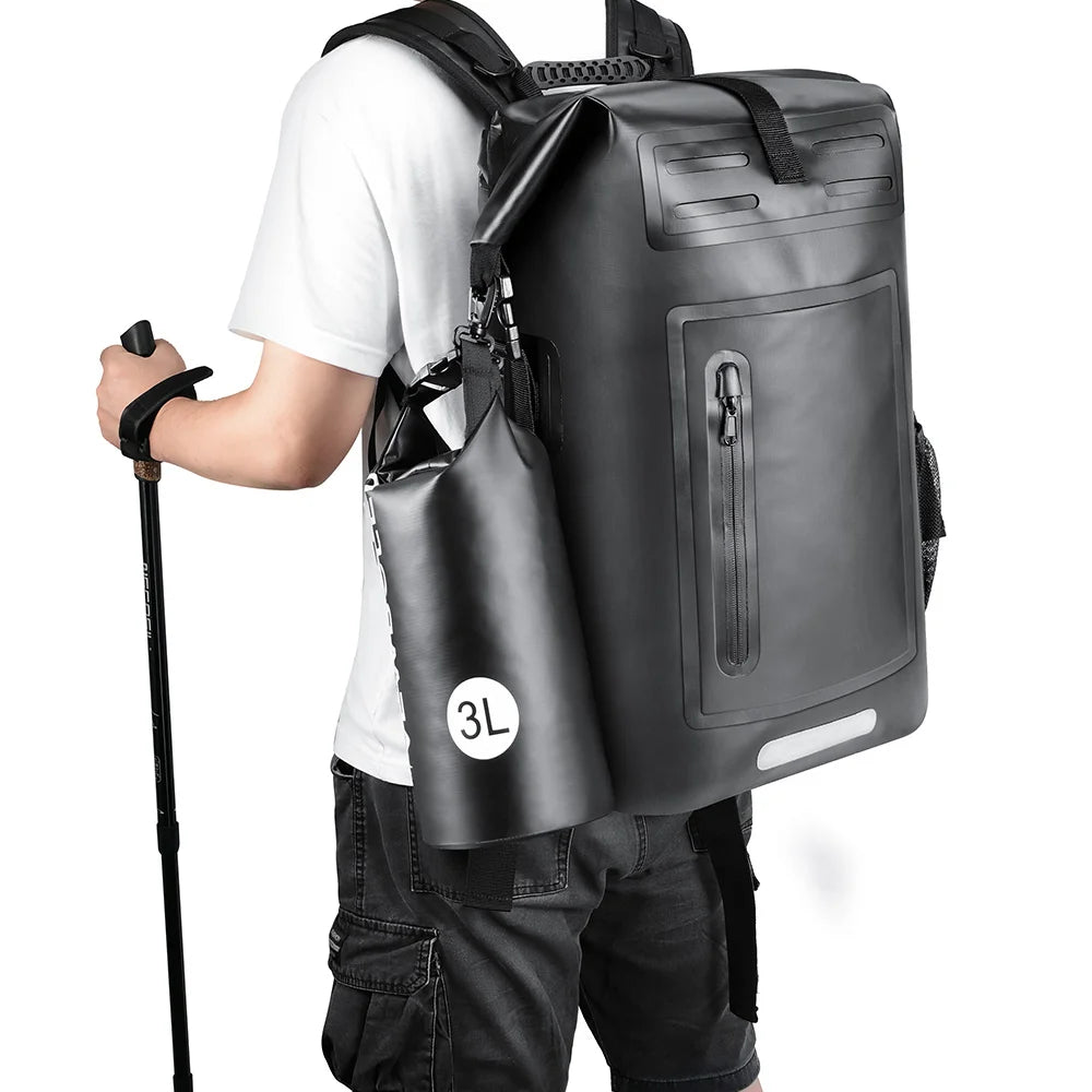 NEWBOLER 3L Waterproof Dry Bag Sack for Camping Drift Trekking Swimming Bag Rafting Kayak Trekking Fishing Outdoor Waterbag