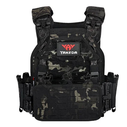 YAKEDA ATFG MOX CAMO Light Weight Quick Release Combat Plate Carrier 1000D Nylon Molle Chaleco Tactico Tactical Vest Hunting