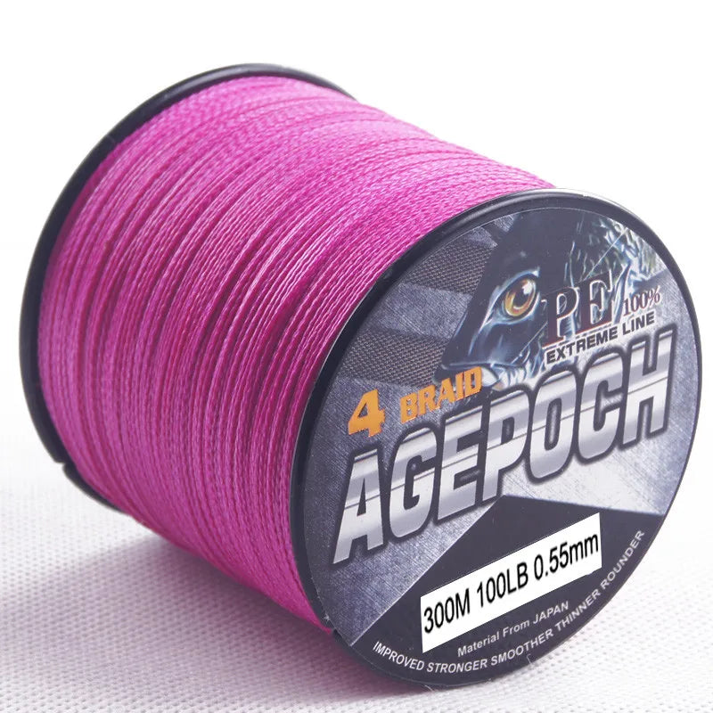 DORISEA agepoch 4 Strands 300M Braided Fishing Line Multifilament PE Fishing Wire