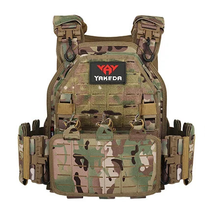 YAKEDA ATFG MOX CAMO Light Weight Quick Release Combat Plate Carrier 1000D Nylon Molle Chaleco Tactico Tactical Vest Hunting