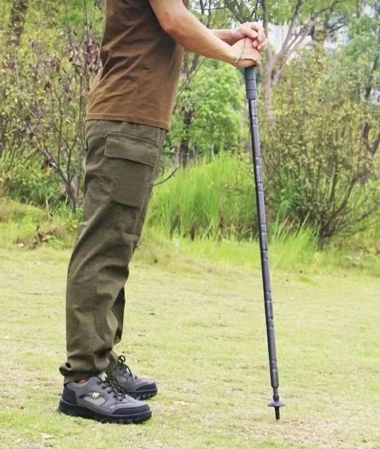 CEOI GWOK Durable Trekking Poles Lightweight Foldable Aluminum Alloy Hiking Sticks Outdoor Adventures Five-Seven Joints Poles