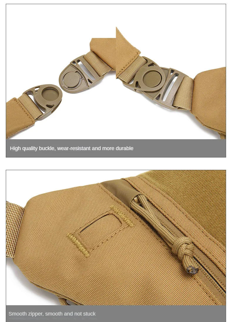 Anti-theft Bag Chest Bag Underarm Bag Men Hidden Agent Molle Combat Shoulder Bag Outdoor Travel Wallet Phone Key Anti Theft Bag