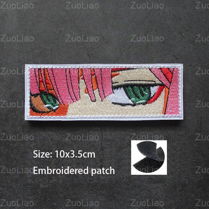 3D Embroidery Creative Gold Coins and Stereo Eagles Armband No Signal Woven With Hook Loop For Backpack Clothing Custom Patch