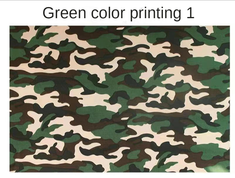 Camouflage Fabric By The Meter for Clothing Coats Pants Sewing Printed Outdoor Cloth Medium-thick Summer Diy Textile Blue-green